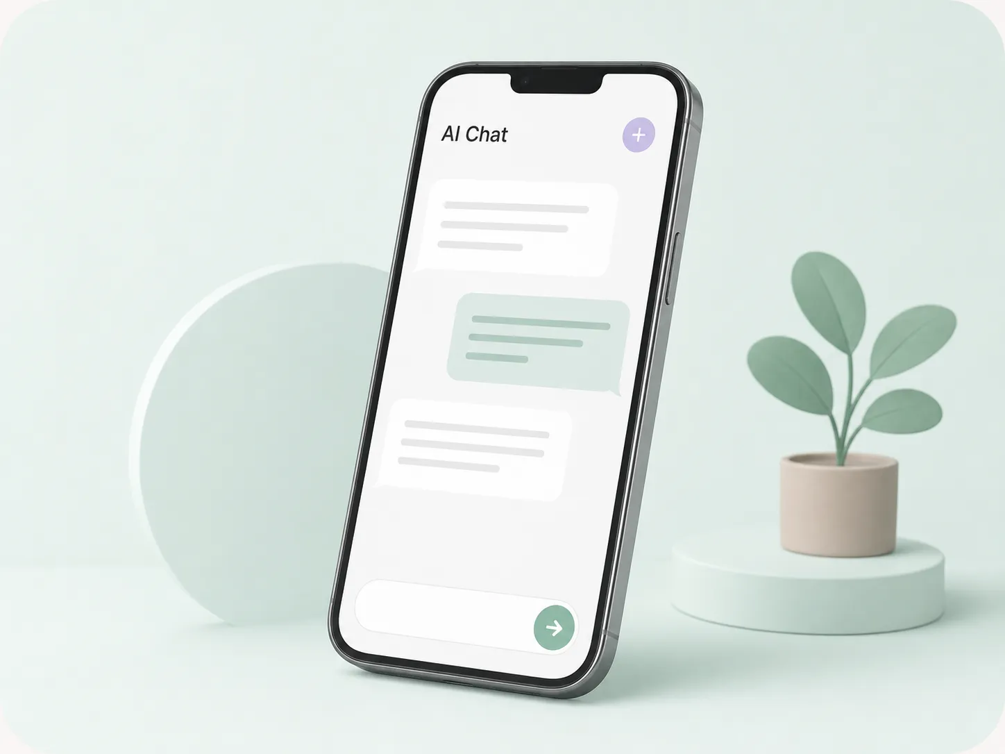 AI 聊天 App 课程项目界面